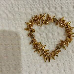 Gold Spike Bracelet